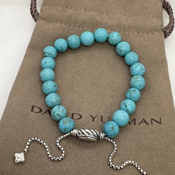 David Yurman Turquoise Spiritual Bead Bracelet - Picture 3 of 6